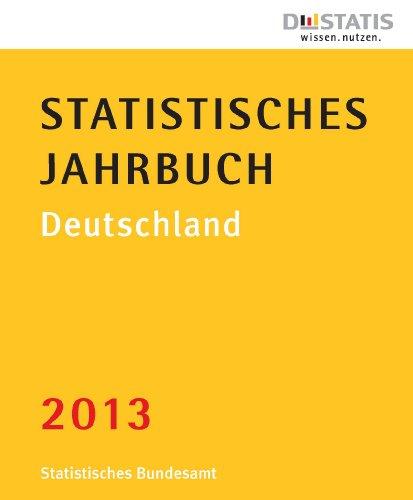 Statistisches Jahrbuch Deutschland 2013