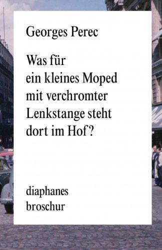 Was für ein kleines Moped mit verchromter Lenkstange steht dort im Hof?