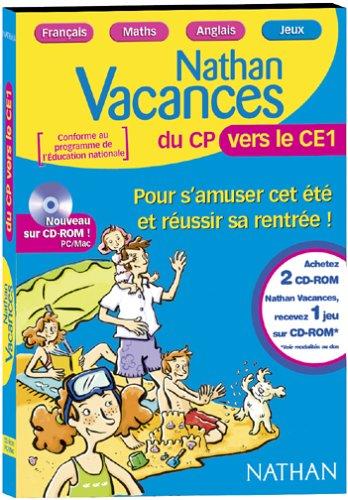 Nathan Vacances CP vers CE1 + CD-Rom PC découverte Print Artist 2004