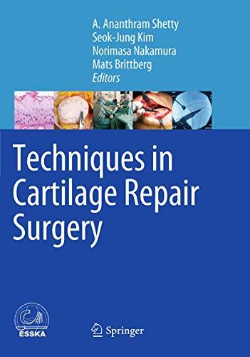 Techniques in Cartilage Repair Surgery