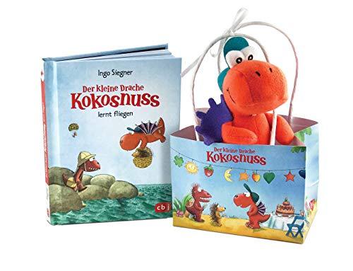 Der kleine Drache Kokosnuss - Geschenktüte: Set: Ein Buch und ein Filz-Drachen