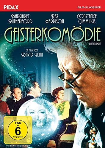 Geisterkomödie (Blithe Spirit) / Oscar-preisgekrönte Kultkomödie mit Margaret Rutherford (bekannt als "Miss Marple") (Pidax Film-Klassiker)