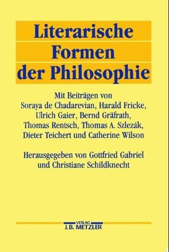 Literarische Formen der Philosophie