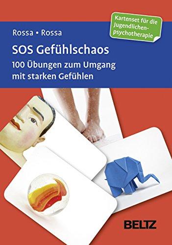 SOS Gefühlschaos: 100 Übungen zum Umgang mit starken Gefühlen.  Kartenset für die Jugendlichenpsychotherapie