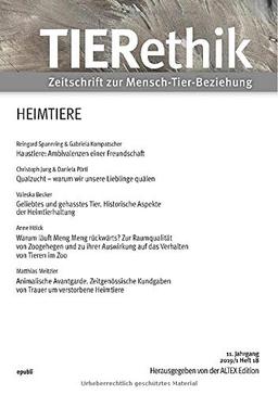 TIERethik (11. Jahrgang 2019/1): Zeitschrift zur Mensch-Tier-Beziehung