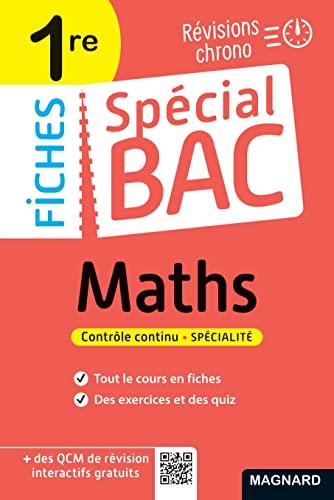 Maths 1re : révisions chrono : contrôle continu, spécialité