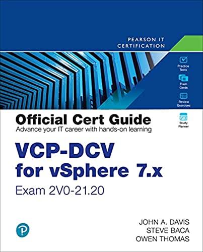 VCP-DCV Official Cert Guide, 4/e (Vmware Press Certification)