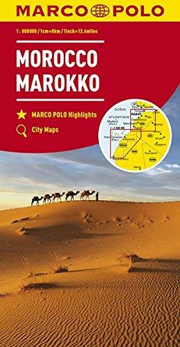 MARCO POLO Länderkarte Marokko 1:800 000 (MARCO POLO Kontinental /Länderkarten)