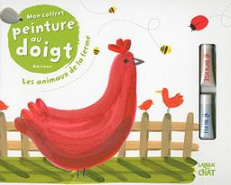 Mon coffret peinture au doigt : les animaux de la ferme