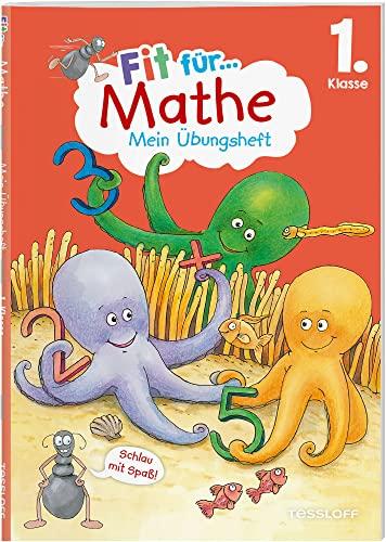 Fit für Mathe 1. Klasse. Mein Übungsheft: Rechnen bis 20, Sachaufgaben und Geometrie wiederholen und üben. Am Lehrplan orientiert. Mit Lösungsheft und Stickerbogen (Fit für die Schule 1. Klasse)