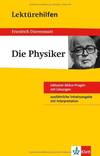 Lektürehilfen Friedrich Dürrenmatt "Die Physiker"