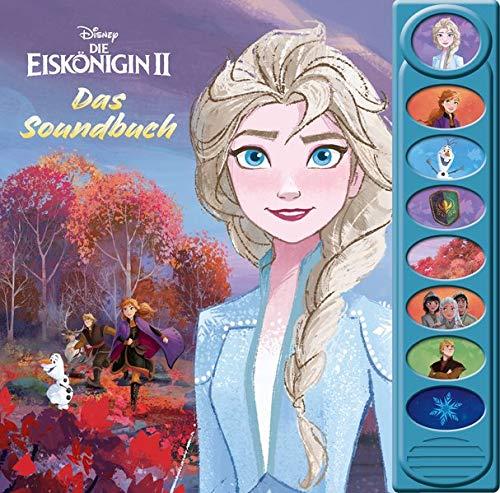 Disney Die Eiskönigin 2 - Das Soundbuch - 8-Button-Soundbuch - interaktives Bilderbuch mit 8 magischen Geräuschen und Melodien