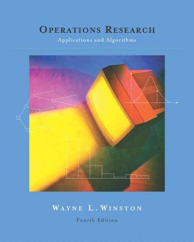 Operations Research. Applications and Algorithms