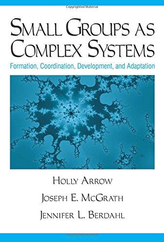 Small Groups as Complex Systems: Formation, Coordination, Development, and Adaptation