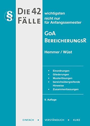 Die 42 wichtigste Fälle zur GoA und zum Bereicherungsrecht (Skripten - Zivilrecht)