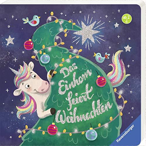 Das Einhorn feiert Weihnachten