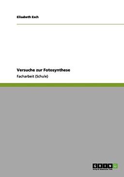 Versuche zur Fotosynthese