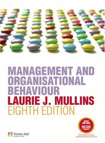 Management and Organisational Behaviour