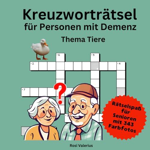 Kreuzworträtsel für Personen mit Demenz: Thema Tiere