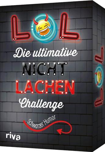 LOL – Die ultimative Nicht-lachen-Challenge – Schwarzer Humor: Mit den besten Witzen, Flachwitzen, Scherzfragen. Partyspiel mit Trinkspielvariante. Ab 18 Jahren