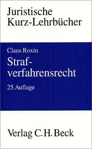 Strafverfahrensrecht. Ein Studienbuch