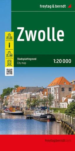 Zwolle, Stadtplan 1:20.000, freytag & berndt (freytag & berndt Stadtpläne)