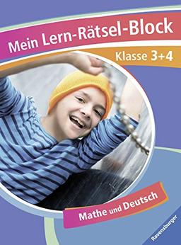 Mein Lern-Rätsel-Block Klasse 3 + 4: Mathe und Deutsch