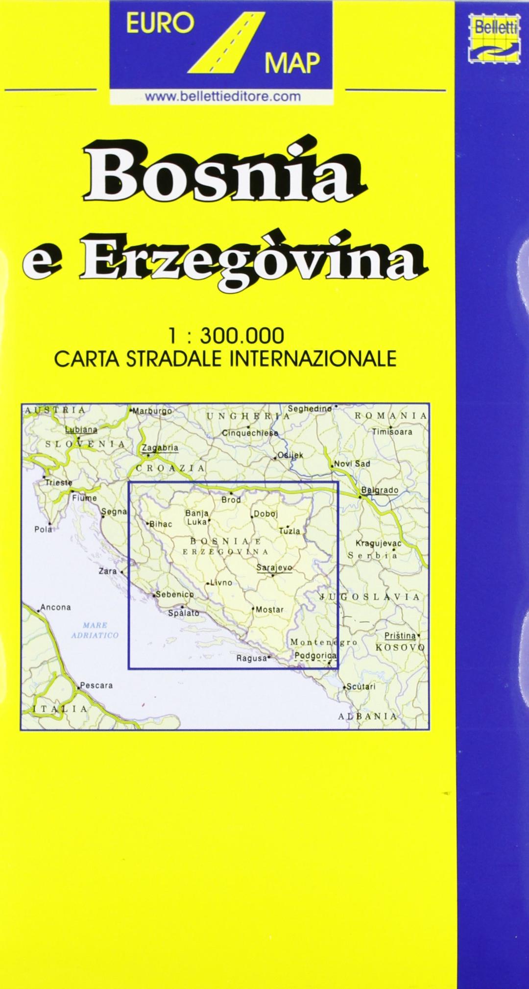 Bosnia e Erzegovina 1:300.000