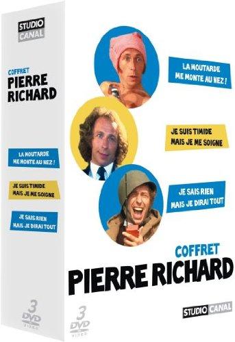 Coffret pierre richard : je suis timide mais je me soigne ; la moutarde me monte au nez ; je sais rien mais je dirai tou [FR Import]