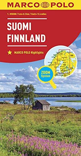 MARCO POLO Länderkarte Finnland 1:850 000 (MARCO POLO Länderkarten)