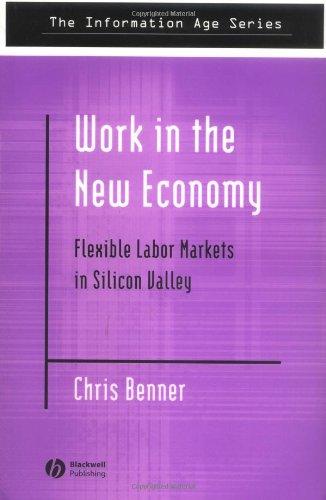 Work in the New Economy: Flexible Labor Markets in Silicon Valley (Information Age Series)