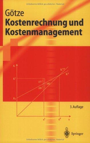 Kostenrechnung und Kostenmanagement