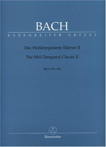 Das Wohltemperierte Klavier II, BWV 870-893