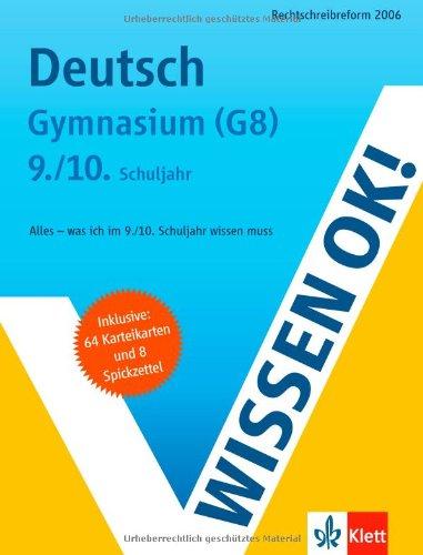 Wissen ok! Deutsch 9./10. Klasse Gymnasium (G8)