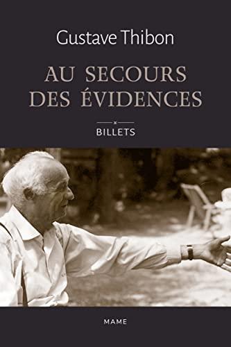 Au secours des évidences : billets