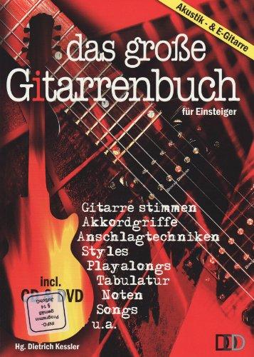 Das große Gitarrenbuch für Einsteiger, m. Audio-CD u. DVD