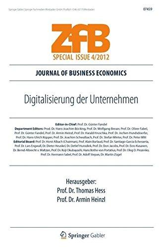 Digitalisierung der Unternehmen (ZfB Special Issue) (German Edition)