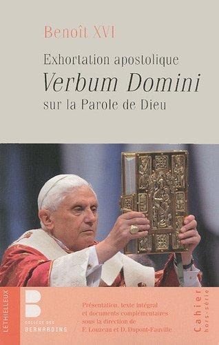 Exhortation apostolique Verbum Domini : sur la parole de Dieu