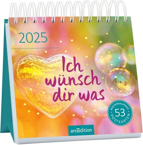 Postkartenkalender Ich wünsch dir was 2025: Wochenkalender 2025, 53 Postkarten für inspirierende Momente