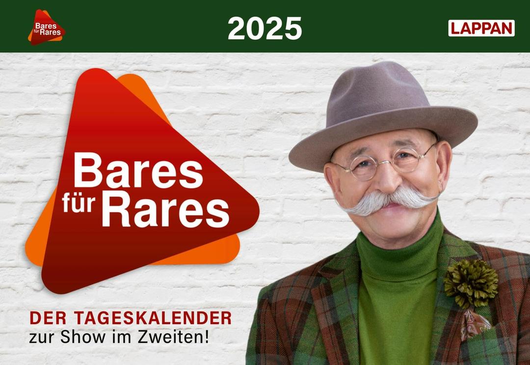 Bares für Rares – Tageskalender 2025: Quizkalender zur beliebten TV-Show mit Horst Lichter – Täglich Expertenwissen testen und spannende Fakten über Antiquitäten kennenlernen