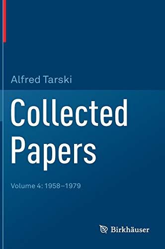 Collected Papers: Volume 4: 1958-1979