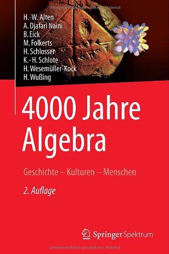 4000 Jahre Algebra: Geschichte - Kulturen - Menschen (Vom Zählstein zum Computer)