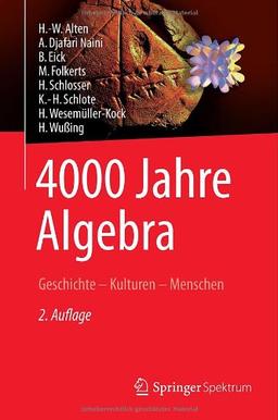 4000 Jahre Algebra: Geschichte - Kulturen - Menschen (Vom Zählstein zum Computer)