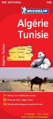 Carte Algérie, Tunisie Michelin