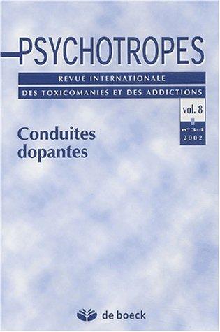 Psychotropes, n° 3-4 (2002). Conduites dopantes