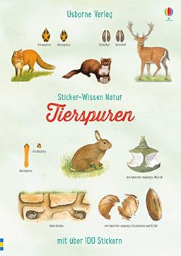 Sticker-Wissen Natur: Tierspuren