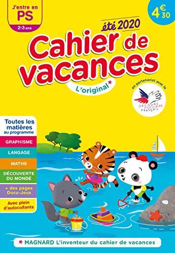 Cahier de vacances j'entre en PS, 2-3 ans : toutes les matières au programme : été 2020