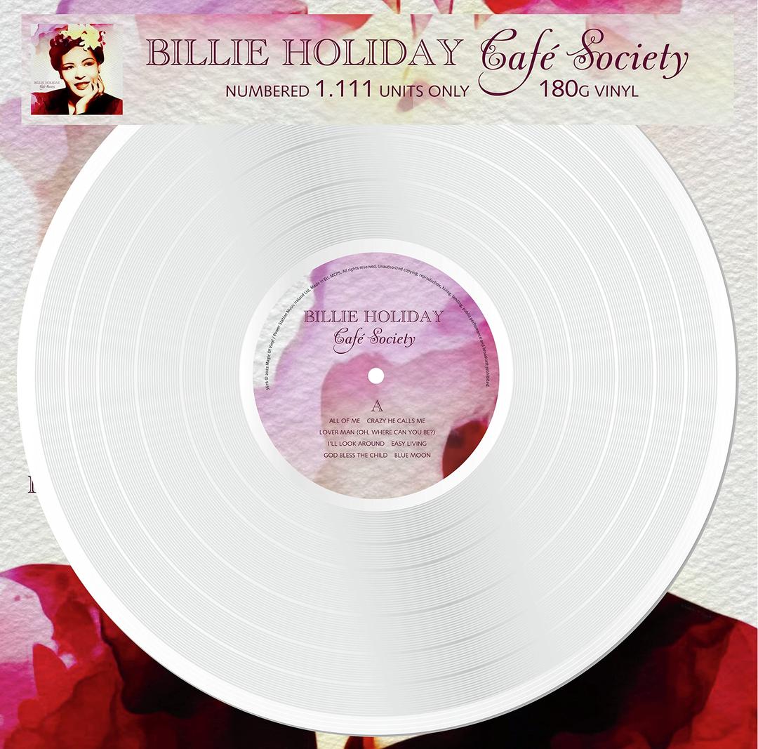 Billie Holiday - Café Society - Limitiert und 1111 Stück nummeriert - 180gr. weiß [ Limited Edition / colored Vinyl / 180g Vinyl] [Vinyl LP]