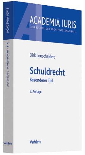 Schuldrecht: Besonderer Teil