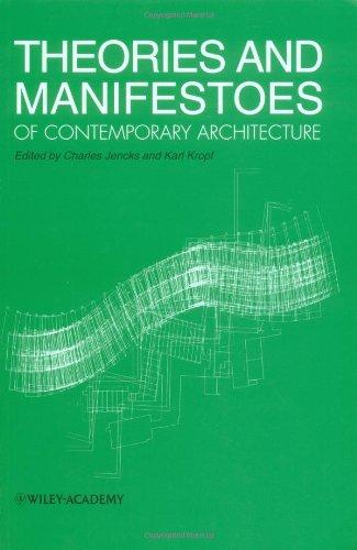 Theories and Manifestoes of Contemporary Architecture (academy editions)